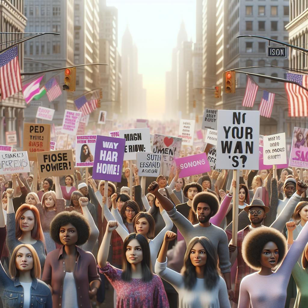 Protest for Women's Rights