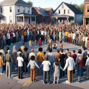 Courageous community intervention scene