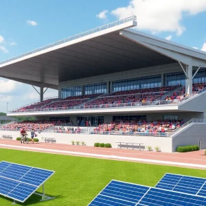 Conceptual design of the new horse racing venue in Plymouth Township