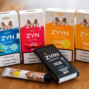 Assorted Zyn nicotine pouches in different flavors