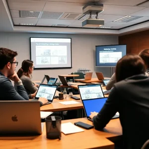 Participants in a digital marketing class in Cortez