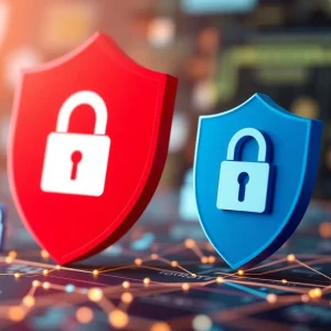 Illustration representing data privacy and security