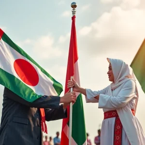 Symbolic representation of friendship between Paraguay and Taiwan