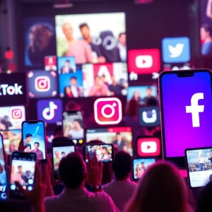 Visual representation of emerging social media trends for 2025.