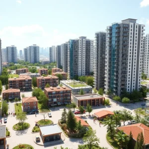 Construction of new housing developments in Ann Arbor