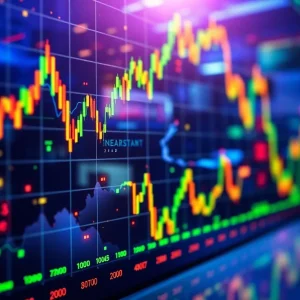 Visual representation of CoreWeave's market debut in the AI sector