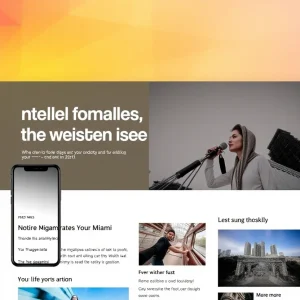 A modern website interface displaying optimal user experience and mobile responsiveness.