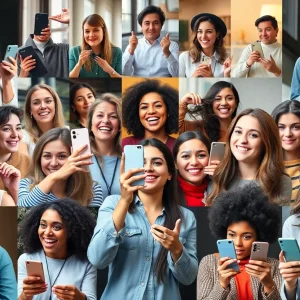 A collage of social media influencers promoting products on various platforms.