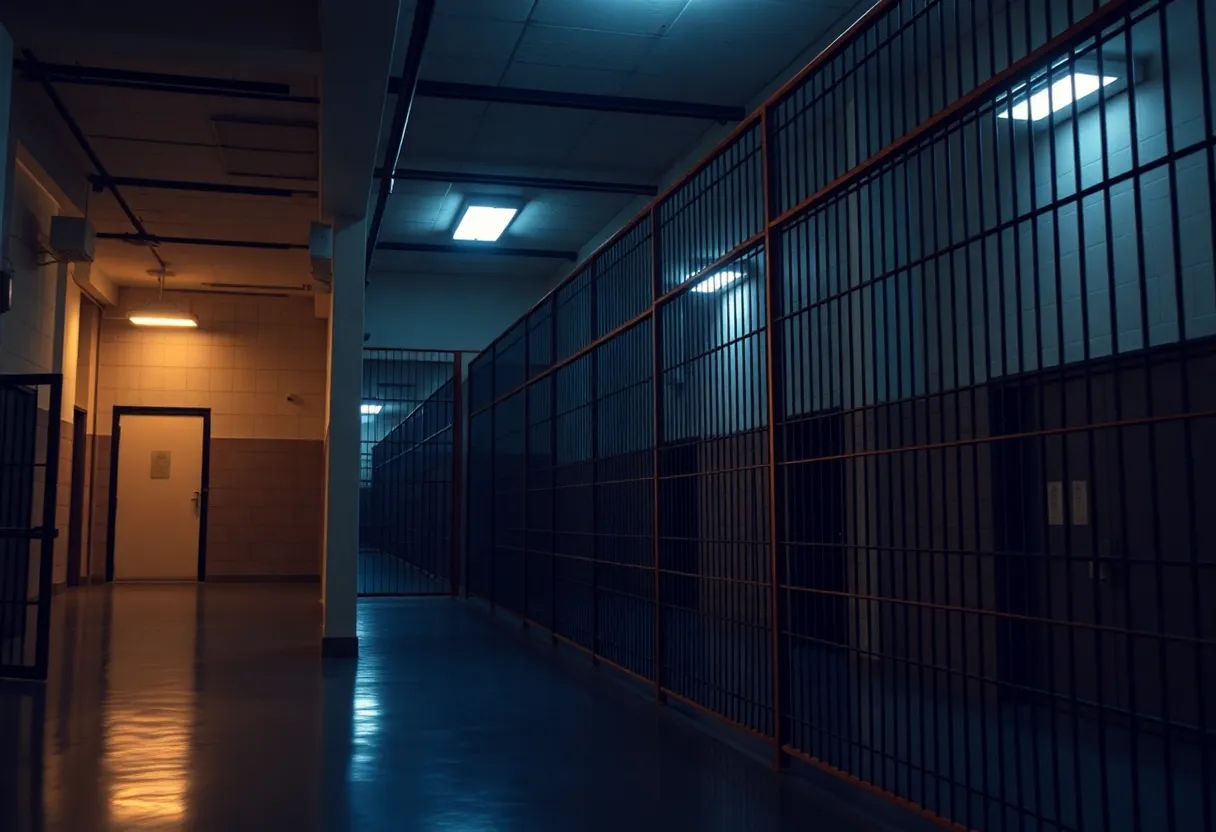 Atmosphere of a maximum-security prison in Mexico