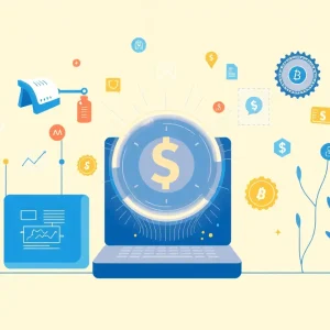 Visual representation of outcome-based pricing models in generative AI marketing.