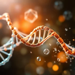 Scientists in a laboratory focusing on regenerative medicine.