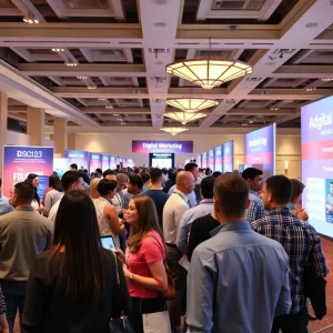 Attendees networking at the SEOST Digital Marketing Conference in Chandler