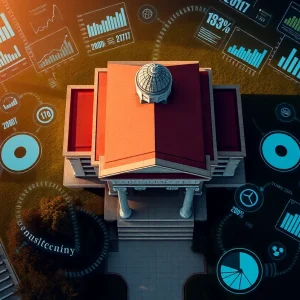 Illustration of courthouse symbolizing transparency in criminal justice