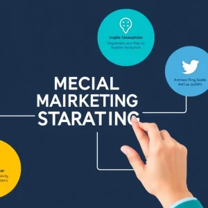 Visual guide to social media marketing strategy components