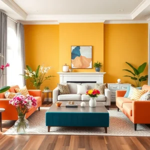 A colorful display of spring home renovation ideas and events.