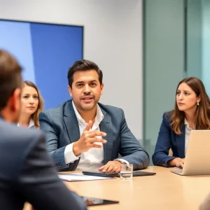 Fernando Fernandez leading a team at Unilever