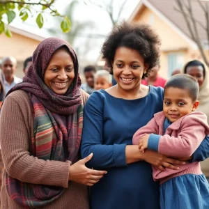 Community meeting on family support programs