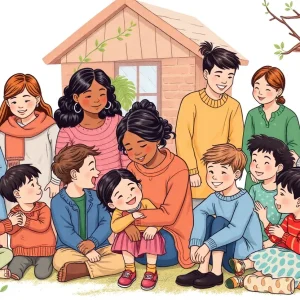 Families participating in local foster care support activities