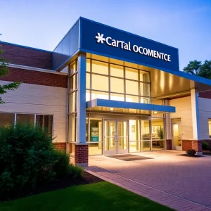 Exterior view of a healthcare facility in South Bend