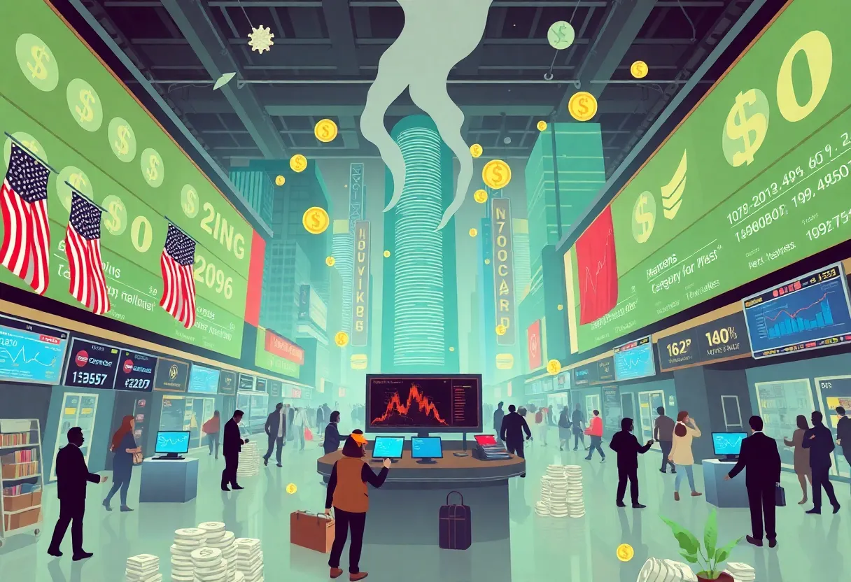 An artistic representation of Chime's IPO launch in the financial market.