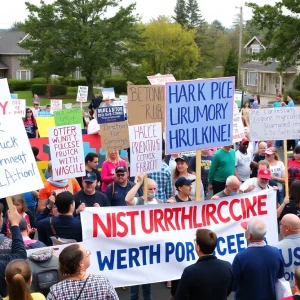 Community members collaborating on recovery efforts after Edenville Dam disaster