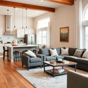A beautifully remodeled kitchen and bathroom, highlighting renovations made with home equity funding.