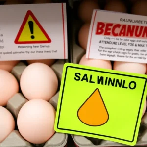 Recalled eggs due to salmonella outbreak