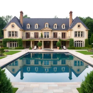 Luxurious Northville estate with stunning gardens and pool
