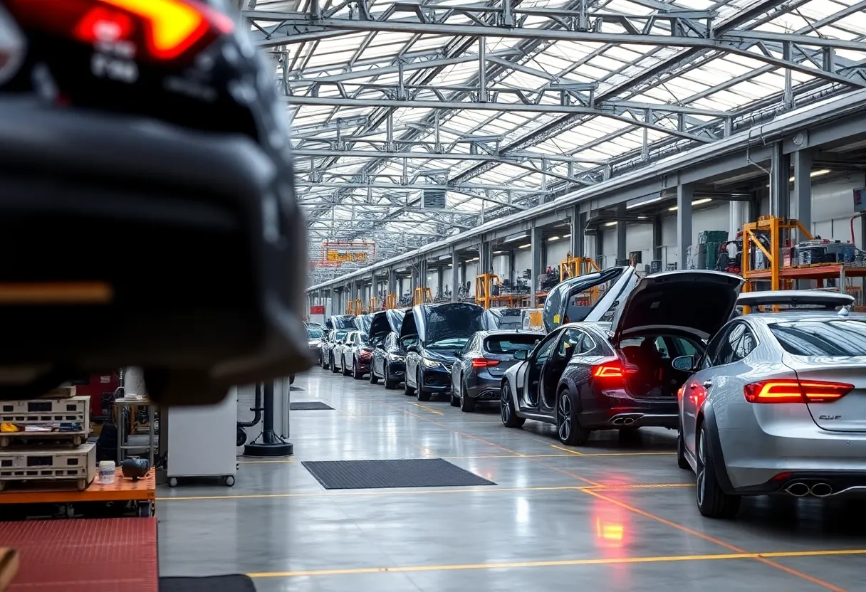 Exterior view of Cooper Standard's auto parts manufacturing facility
