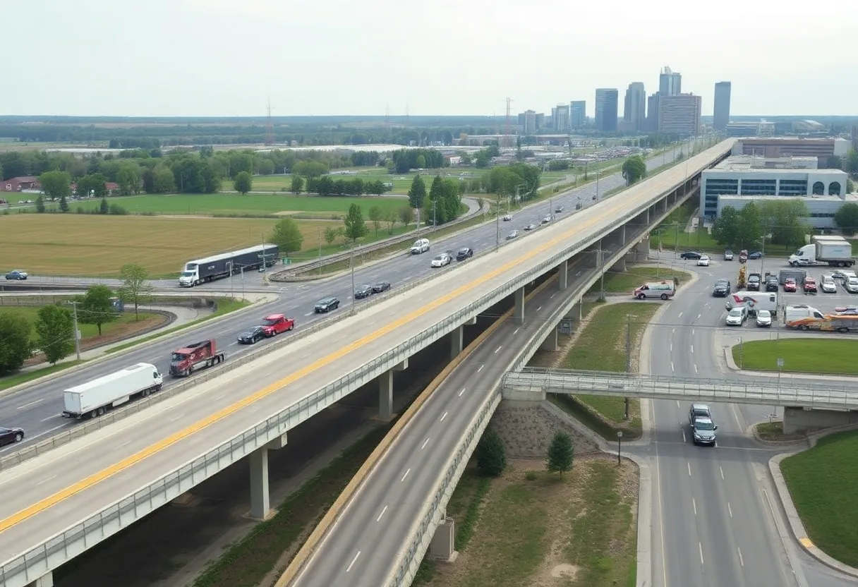 Modern city infrastructure in Farmington Hills