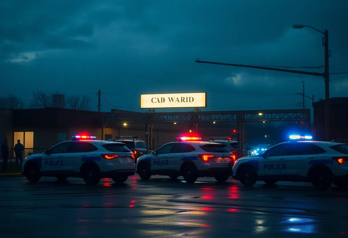 Police activity at a car wash in Gaylord related to drug distribution investigation.
