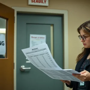 A tense school scene reflecting budget concerns and layoffs