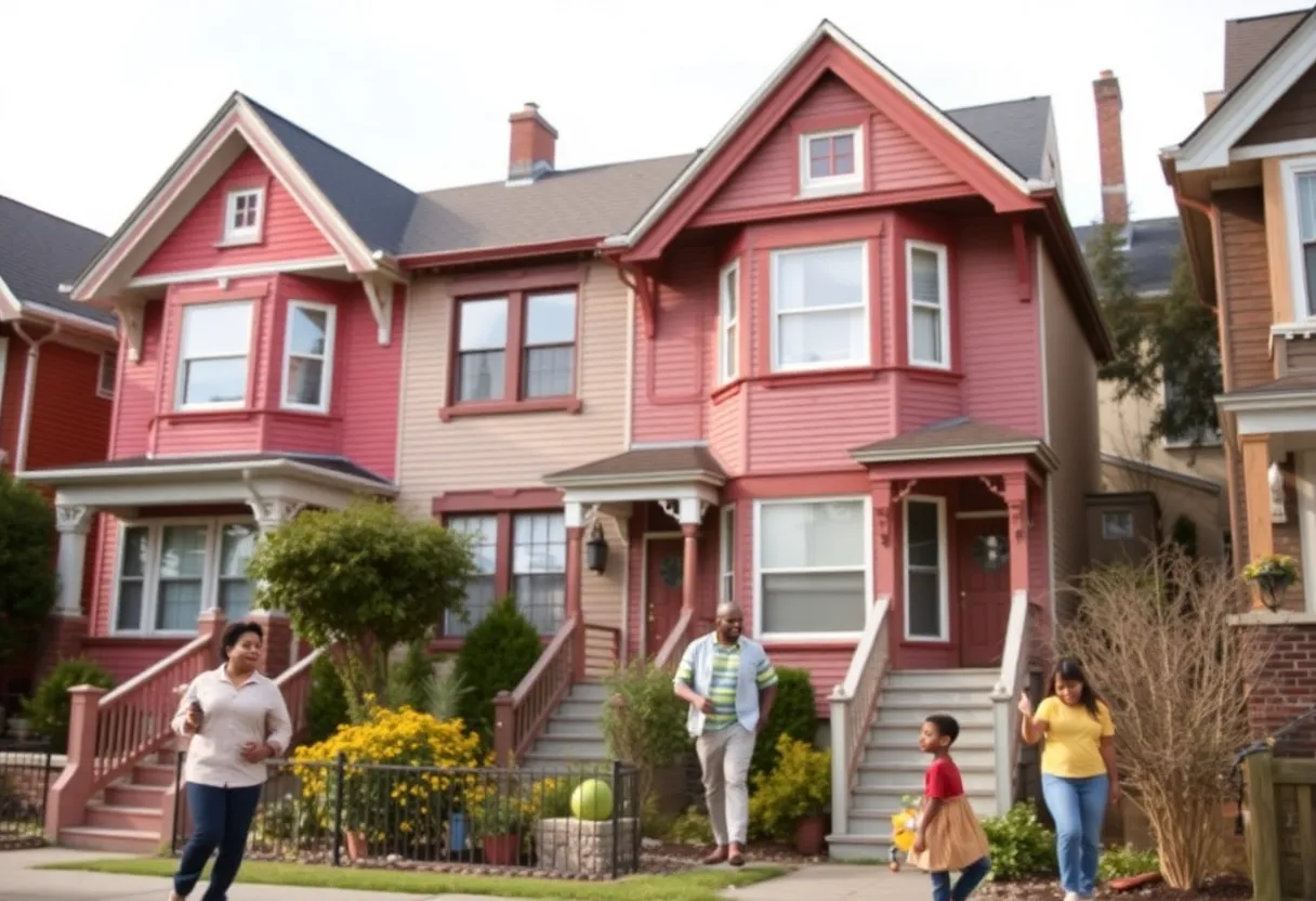 A striking comparison of a Detroit home before and after renovation, highlighting the positive changes made by a home improvement team.