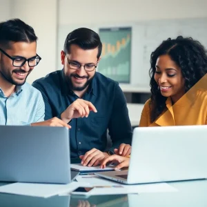 Team analyzing Brevo marketing data