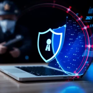 Conceptual image representing online child safety