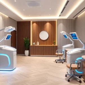 Interior of Cleo Skin + Laser clinic in Birmingham, Michigan