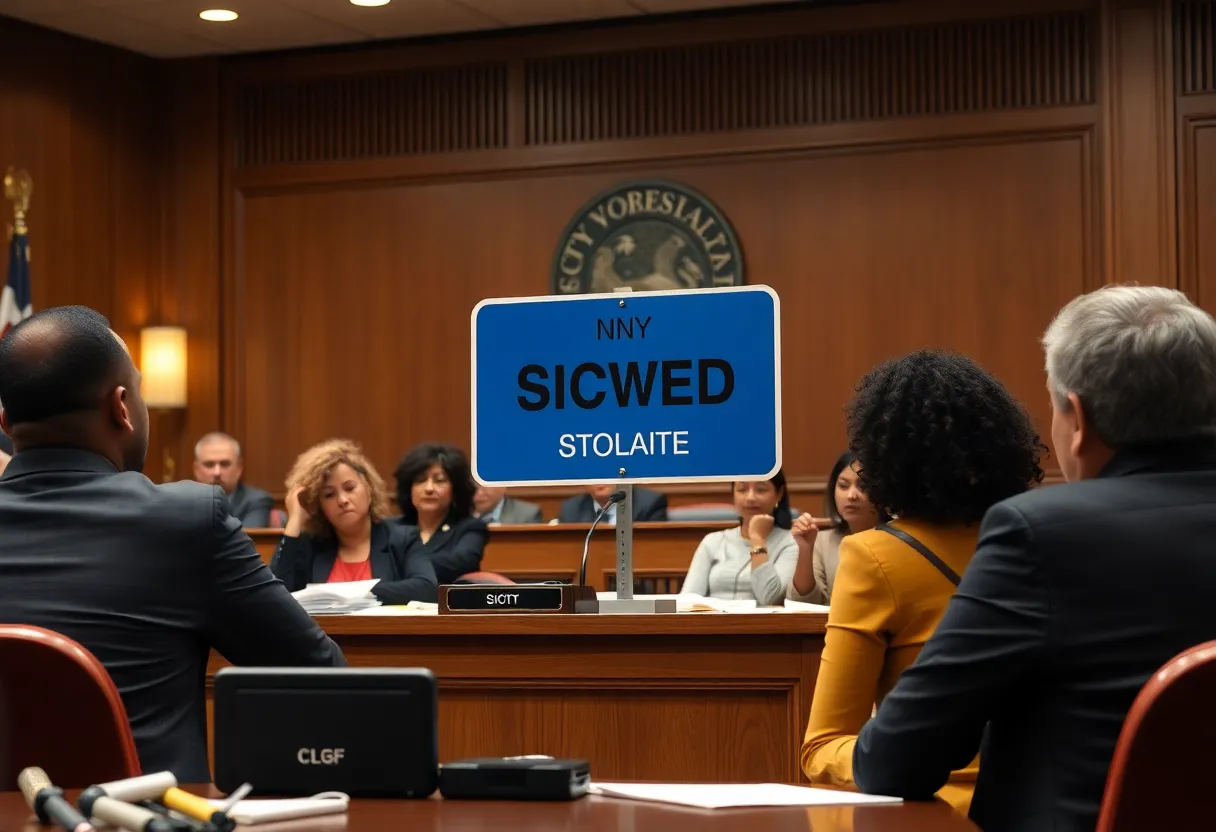 A city council meeting in Dearborn with diverse community members in discussion.