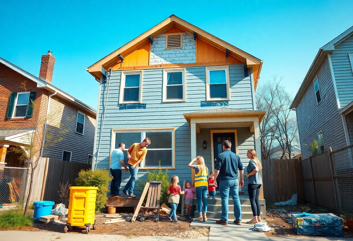 Renovation activities in Detroit neighborhoods