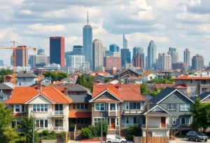 A view of Detroit showcasing home repair projects and community engagement.