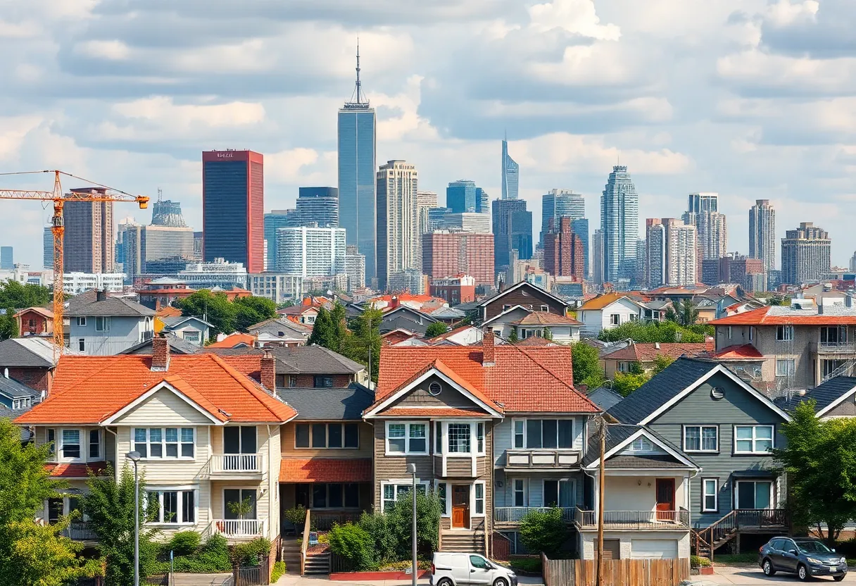 A view of Detroit showcasing home repair projects and community engagement.