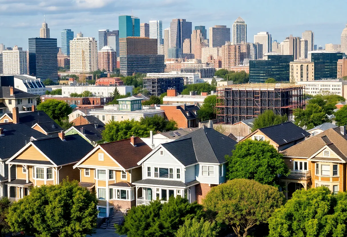 Renovated homes in Detroit reflecting the city's real estate revival.
