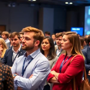 Participants engaged in discussions at the Digital Marketing Seminar in Milan