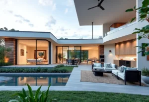 A modern kitchen illustrating renovation trends in 2025