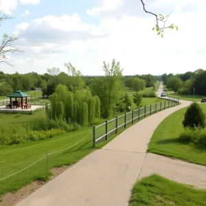 Renovated Iron Belle Trail in Belle Isle State Park