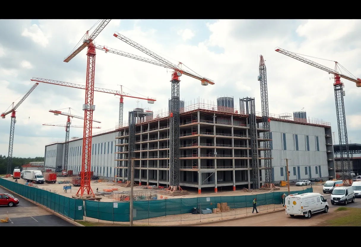 Construction of a multi-tenant facility in Walker