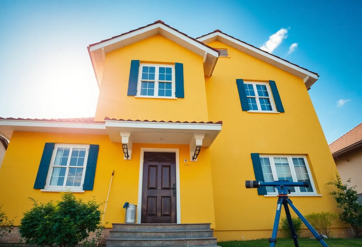 Freshly painted house in Northville, representing professional painting services.