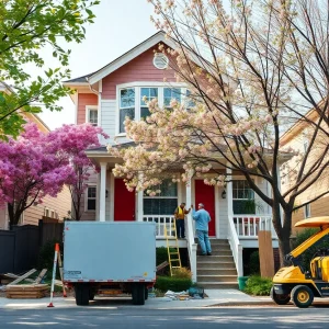 A beautifully renovated house with a modern design and garden.