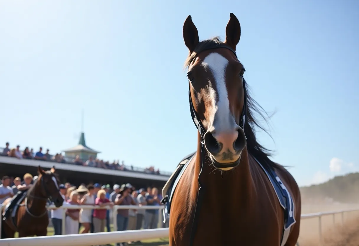 Horse racing at Northville Downs