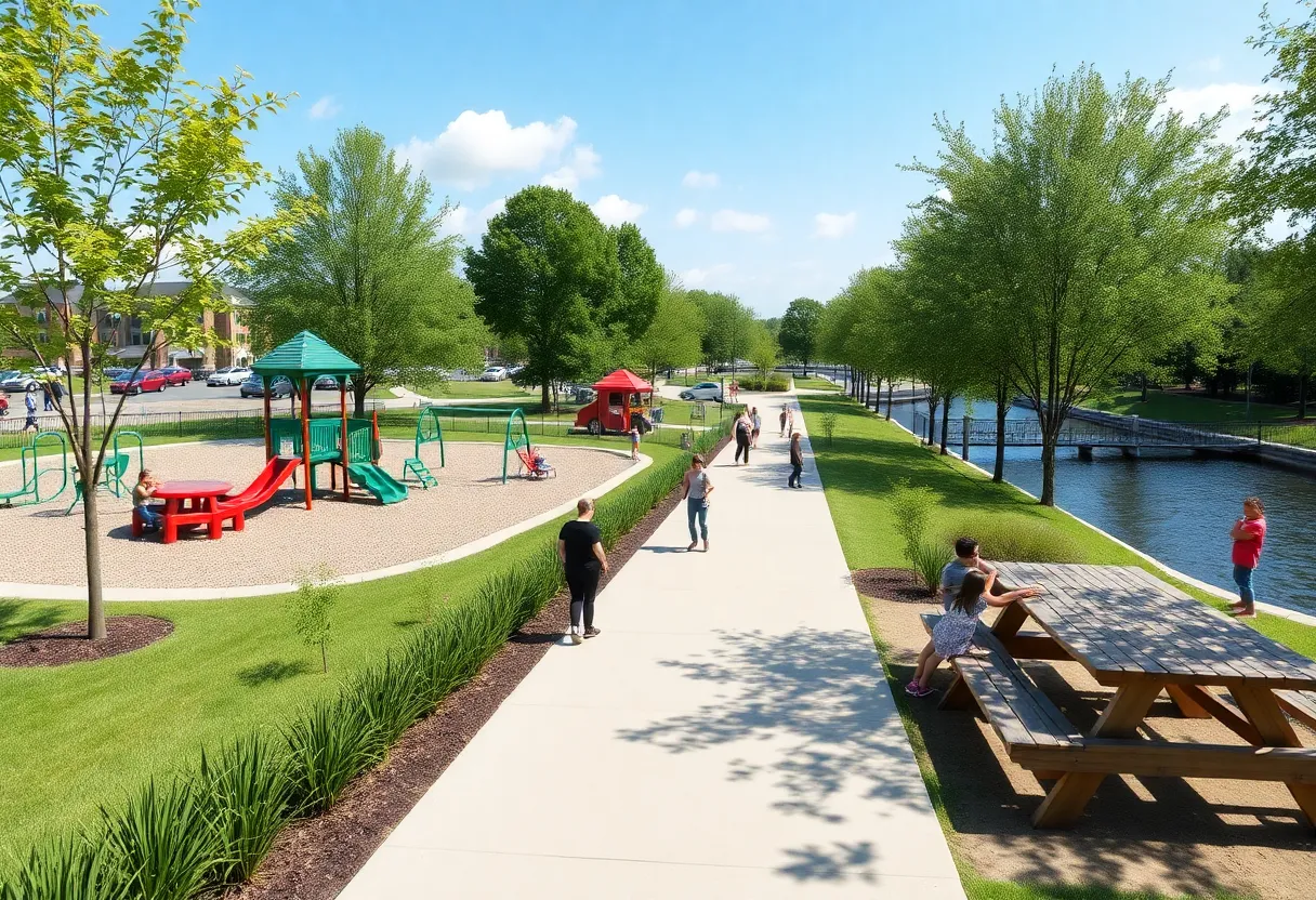 New features of A.B. Ford Park after renovation