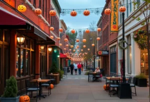 Halloween event in Northville without outdoor dining setups